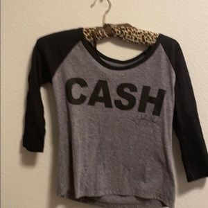 Johnny Cash baseball T